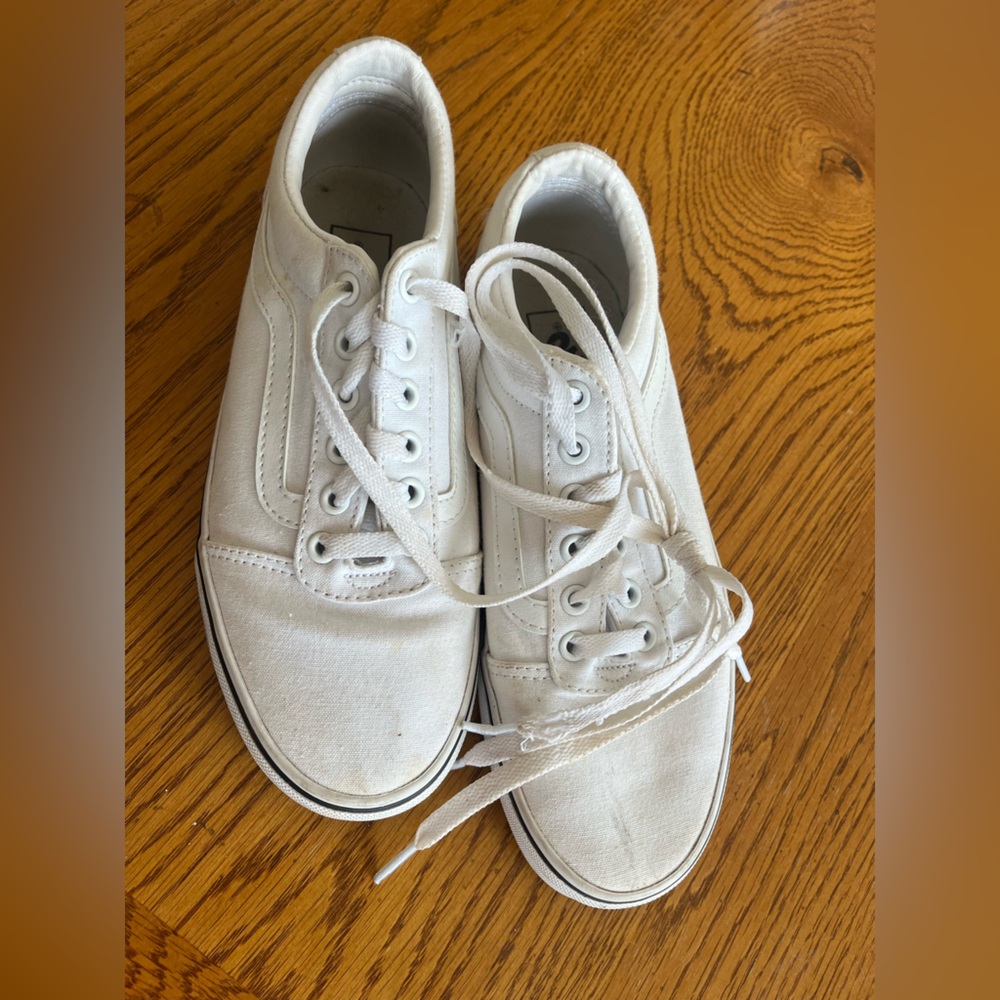 Vans White Canvas sneakers